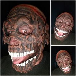 20200404_235544.jpg Free STL file TARMAN ZOMBIE MASK・3D printing idea to download