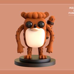 Rigby_Front_edit.jpg Archivo STL Funko Rigby・Diseño de impresora 3D para descargar