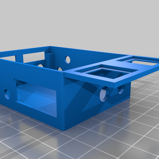 Box for Adafruit Feather 2.4" touchscreen display 3D model