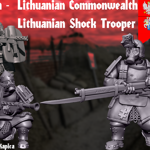 Trench War - Lithuanian Shock Troopers EXPANSION TO POLISH TROOPERS
