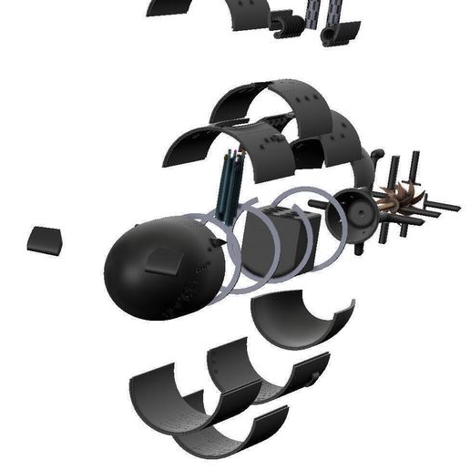 31.jpg Yasen Class Submarine 1.2m long