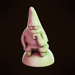 1.png STL file Patrick Star as The Thinker - Spongebob Squarepants・3D printable model to download