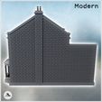 5.jpg Tiled-roof house with bay window on the ground floor and a large rear wall (intact version) (24) - Modern WW2 WW1 World War Diaroma Wargaming RPG Mini Hobby