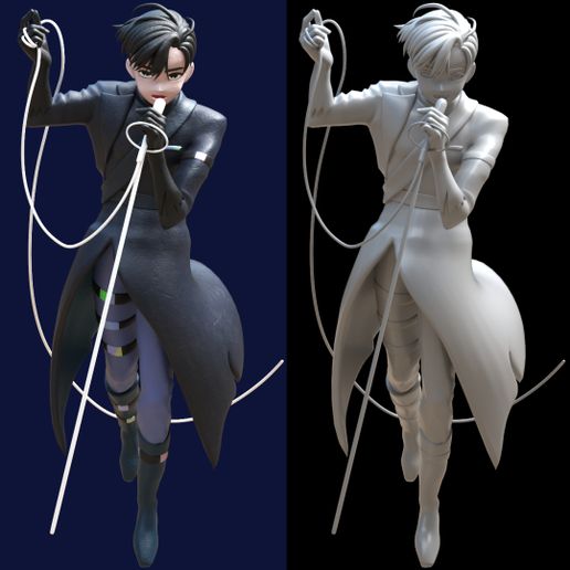 👽 Ivan - Alien Stage Figurine・ STL File for 3D printing・Cults