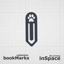 1.jpg Bookmark - animal paw