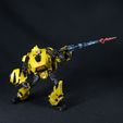 07.jpg Cane and ID Remote for Transformers WFC Bumblebee