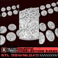 Chaotic-Cobblestone-Bases-NL.jpg Archivo 3D Colección de bases de caos y adoquines a escala de 28 mm・Objeto para impresora 3D para descargar