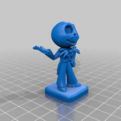 jack_marked.png Free 3D file jack nightmare before christmas・3D printable model to download
