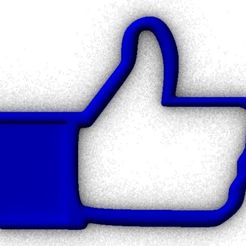 facebook.jpeg Fichier STL gratuit Facebook・Modèle à télécharger et à imprimer en 3D