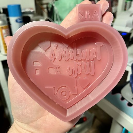 IMG_3777.jpeg Trucker's Wife Heart Freshie Mold - 3D Model Mold Box for Silicone Freshie Moulds