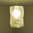 lamp-shade-hexagonal-twirl-cylinder-08.png Ceiling Light Shade - Hexagonal Twirl Cylinder Lamp Sheld