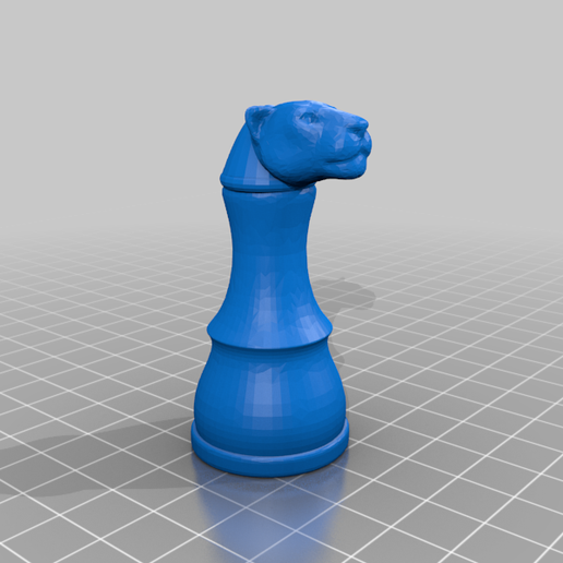 ♟️ Chess Panther・Free 3D File for ・Cults