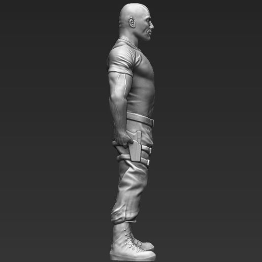 dwayne-the-rock-johnson-fast-and-furious-3d-printing-ready-3d-model-obj-stl-3.jpg Dwayne The Rock Johnson Fast and Furious 3D printing ready