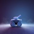 untitled10-拷贝4.jpg STL file cute articulated tracked tank - printed in one piece・Design to download and 3D print