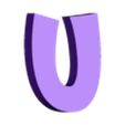 U.stl Letters and Numbers DRAGON BALL Z | Logo