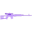 Dragunov Sniper Rifle.obj Dragunov Sniper Rifle