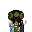 triplediosa1.jpg Triple Celtic Goddess Mother Elder and Maiden