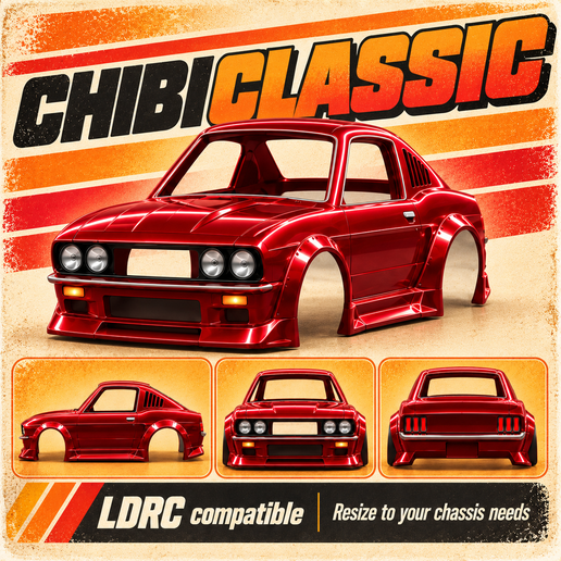 ChibiClassic RC Body (LDRC Compatable)