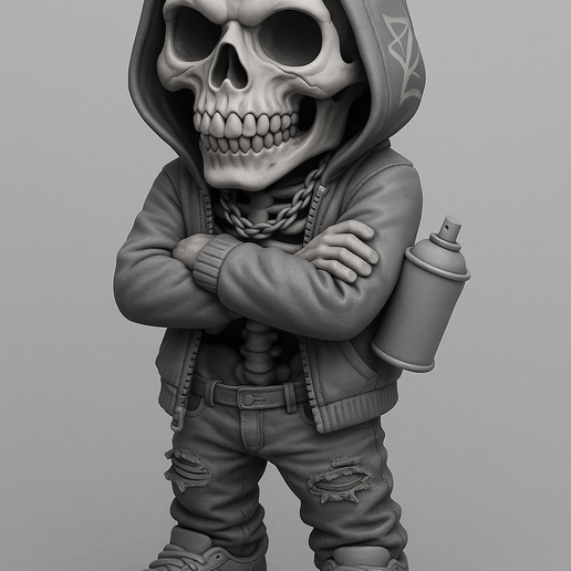 skeleton graffiti png