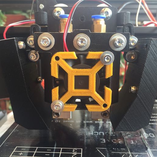 Layer fan duct 40x40 - 3D model önizlemesi