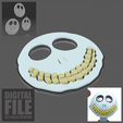 BRDF.png BARREL MASK - THE NIGHTMARE BEFORE CHRISTMAS - KEYCHAINS AND MAGNET