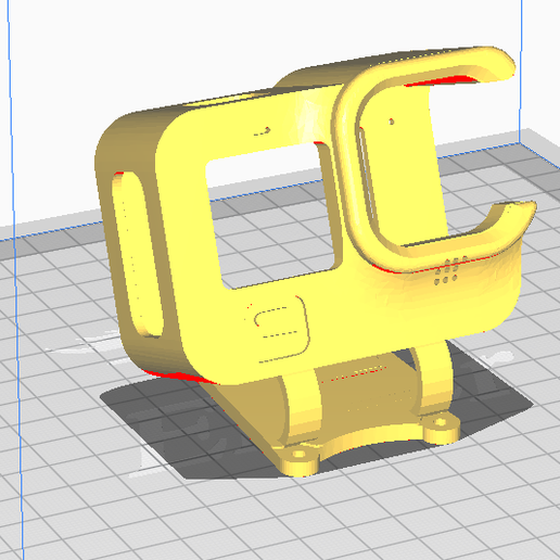 project 399 super G Gopro 9 mount 3D model