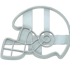 American Football Helmet Cookie Cutter 2.jpg AMERICAN FOOTBALL HELMET COOKIE CUTTER, FONDANT CUTTER, SPORTS COOKIE CUTTER, NFL COOKIE CUTTER