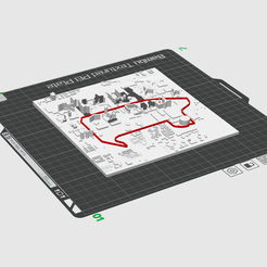 las-vegas-formel1-gp-stl-3d-file.png Las Vegas GP Formula 1 track 3D print file - Digital download STL & 3MF - DIY 3D print project - Exclusive race track replica