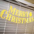 20231209_132417.jpg Decorative 'Merry Christmas' Hanging Text Banner