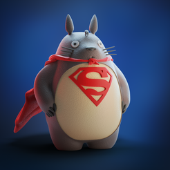 supertotoro.png STL-Datei Super Totoro・3D-druckbare Vorlage zum herunterladen, Hirama