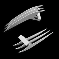 W-claws.jpg Free STL file Wolverine Claws・3D printing model to download