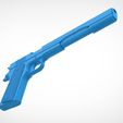 2.39.jpg Colt M1911A1 from the movie Hitman Agent 47 1 to 12 scale 3D print model