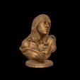 30.jpg Billie Eilish portrait sculpture 2 3D print model