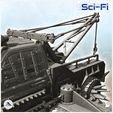 8.jpg Apocalyptic pickup with side saw and lifting crane (21) - Future Sci-Fi SF Post apocalyptic Tabletop Scifi