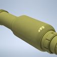 Gun_Abrams_3.jpg M256 120mm Smoothbore Gun Barrel for M1A1/M1A2 Abrams in 1/16 Scale 3D Print Model (Pre-Supported)
