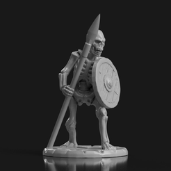 Skeleton_with_Short_Spear_and_Shield.png Living Bones with Short Spear and Shield