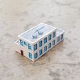 Industrial Offices Back.jpg STL file 6mm Industrial Offices・3D printable model to download
