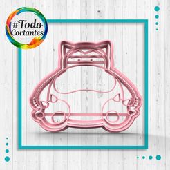2189-Snorlax.39.jpg Fichier STL Snorlax pokemon cutter・Modèle pour imprimante 3D à télécharger