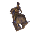 012.png HighPoly Древний воин на резвом скакуне