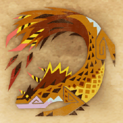 Tobi-ka-Vi-03.png Fichier STL Plaque Monster Hunter Tobi Kadachi Vipère・Objet imprimable en 3D à télécharger