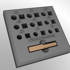 render.png Free STL file Small Printer Clearance Test・3D printer model to download