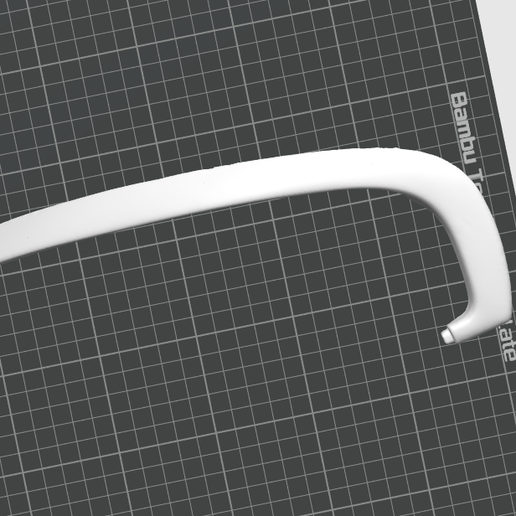 lhs fender corner upper plastıc 3D model preview