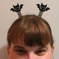 Bat-Bopper-Headband-thumbnail.jpg STL-Datei Bat Bopper Stirnband・Modell zum Herunterladen und 3D-Drucken