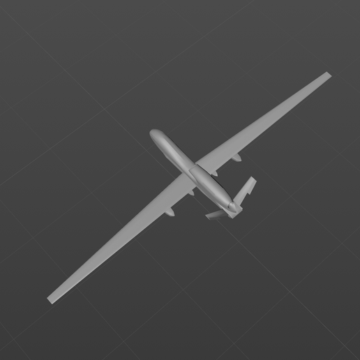 Digital model of the US RQ-4 Global Hawk drone 3D model