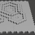 Moonscape-1.jpg BATTLETECH TERRAIN MAP SET#5: MOONSCAPE #1 (WITH SUBLEVELS)