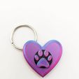 332477228_708310397749283_1938872672498836771_n.jpg Archivo STL Pawprint Heart Fidget Spinner, impresión en el lugar, llavero,・Modelo para descargar e imprimir en 3D