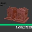 a 2 crupts models Undead Crypts, Gothic design