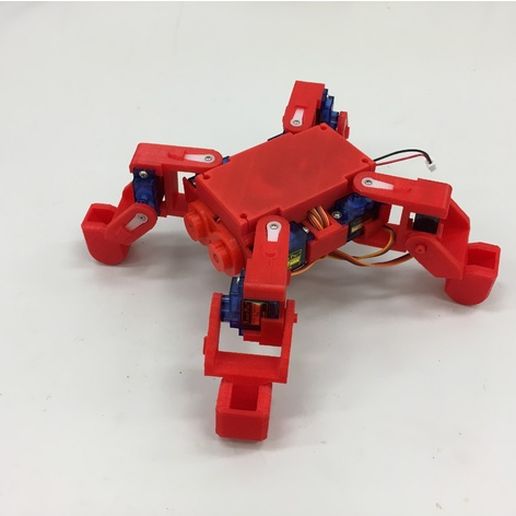 four-legged spider 3D model