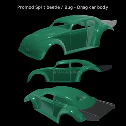 Proyecto-nuevo-2023-09-25T125606.080.png STL file Promod Split beetle / Bug - Drag car body・3D printable model to download
