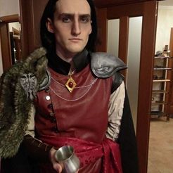 qypof5znuji41.jpg Free STL file Strahd Cosplay Shoulderpads and Accessories・3D print design to download